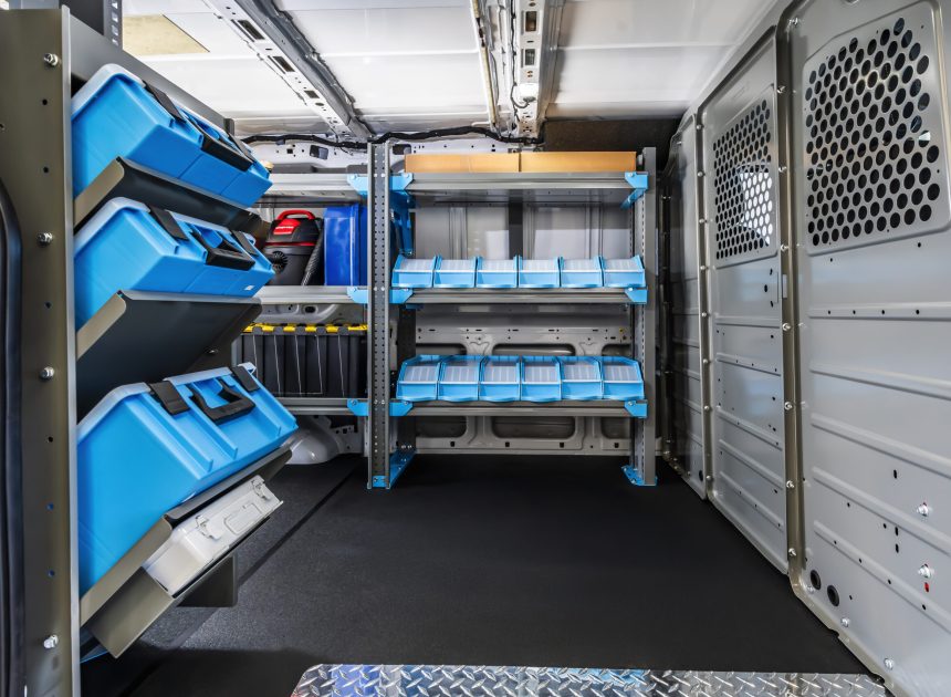 Scratch- and Impact-Resistant Van Shelving for Long-Lasting Interior Protection