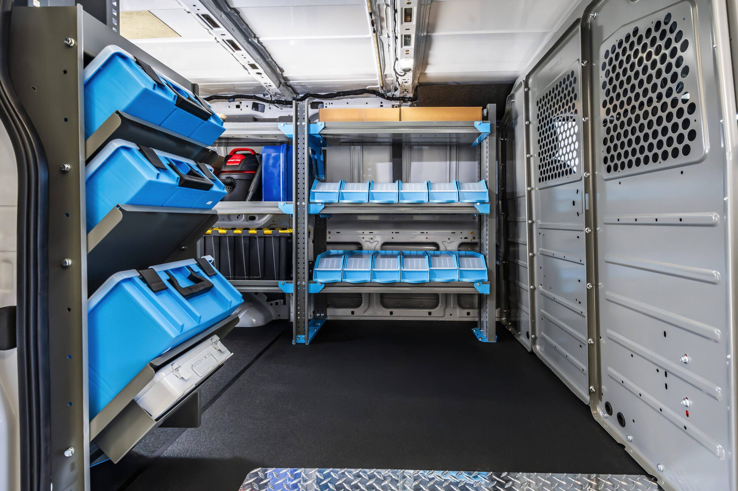 Scratch- and Impact-Resistant Van Shelving for Long-Lasting Interior Protection